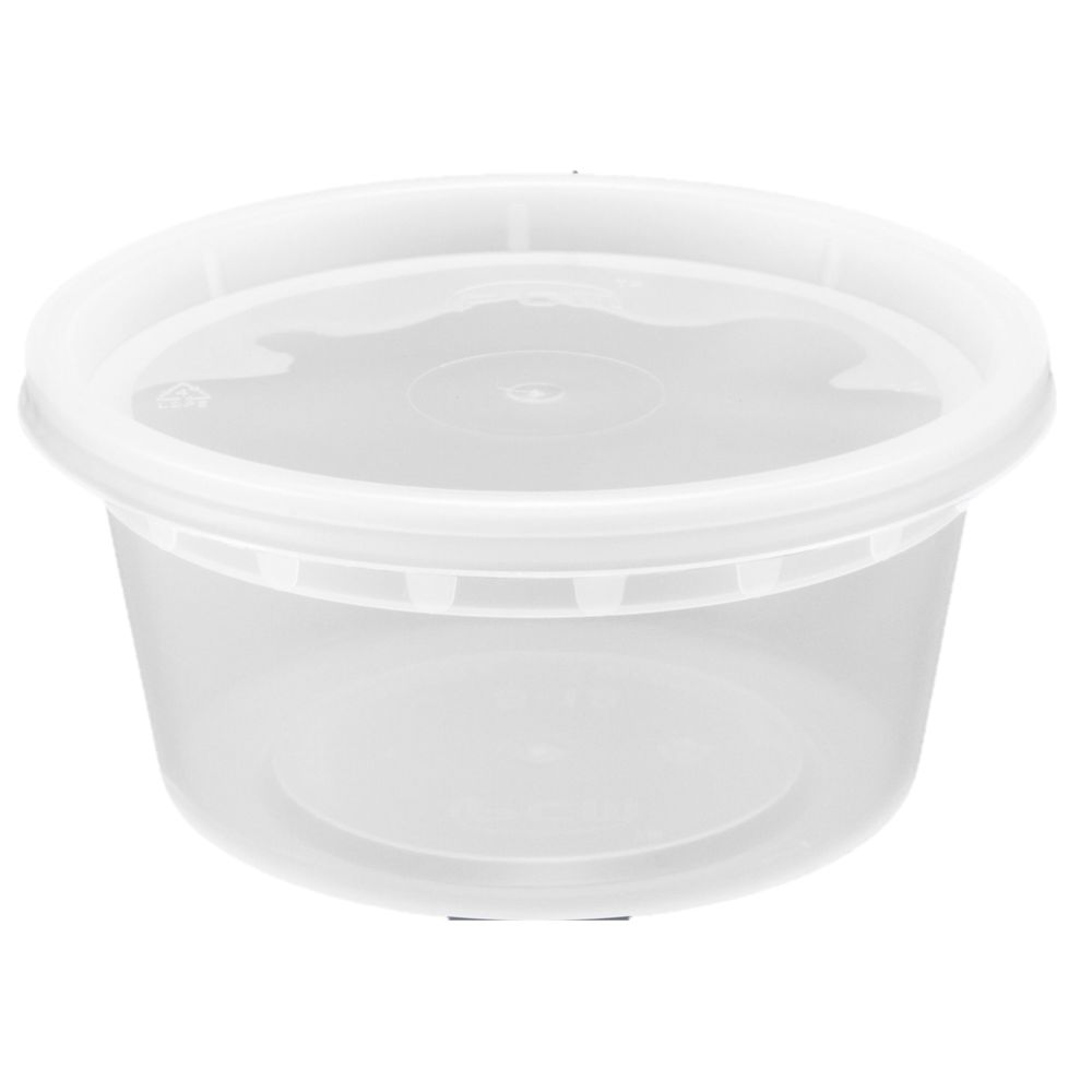 Clear Polypropylene Deli/Soup Takeout Container 8 Ounce