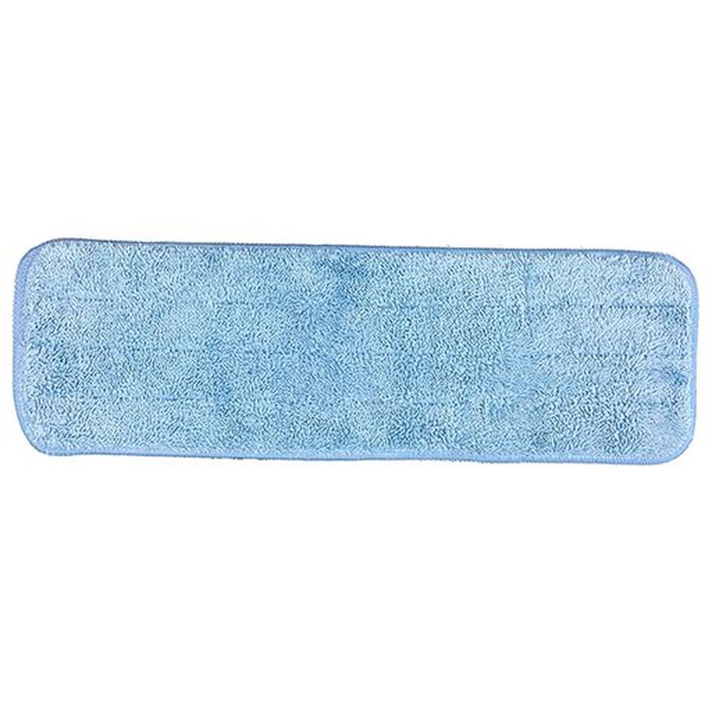 Blue Microfiber Looped Wet Flat Mop Pad 18 inch