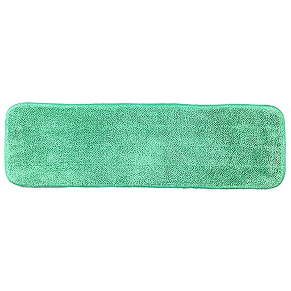 Green Microfiber Looped Wet Flat Mop Pad 18 inch