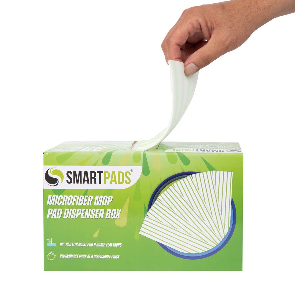 Lime Green Disposable Microfiber Wet Mop Pad