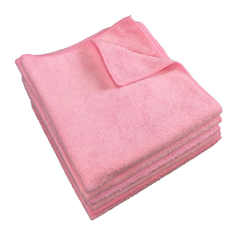 Pink Microfiber Hand Towel