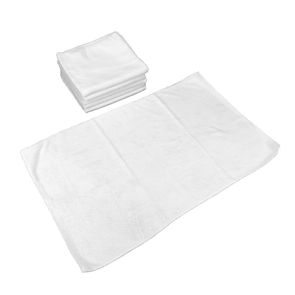 Ctc White Microfiber Hand Towel, 16 X 27 Inch -- 12 Per Case