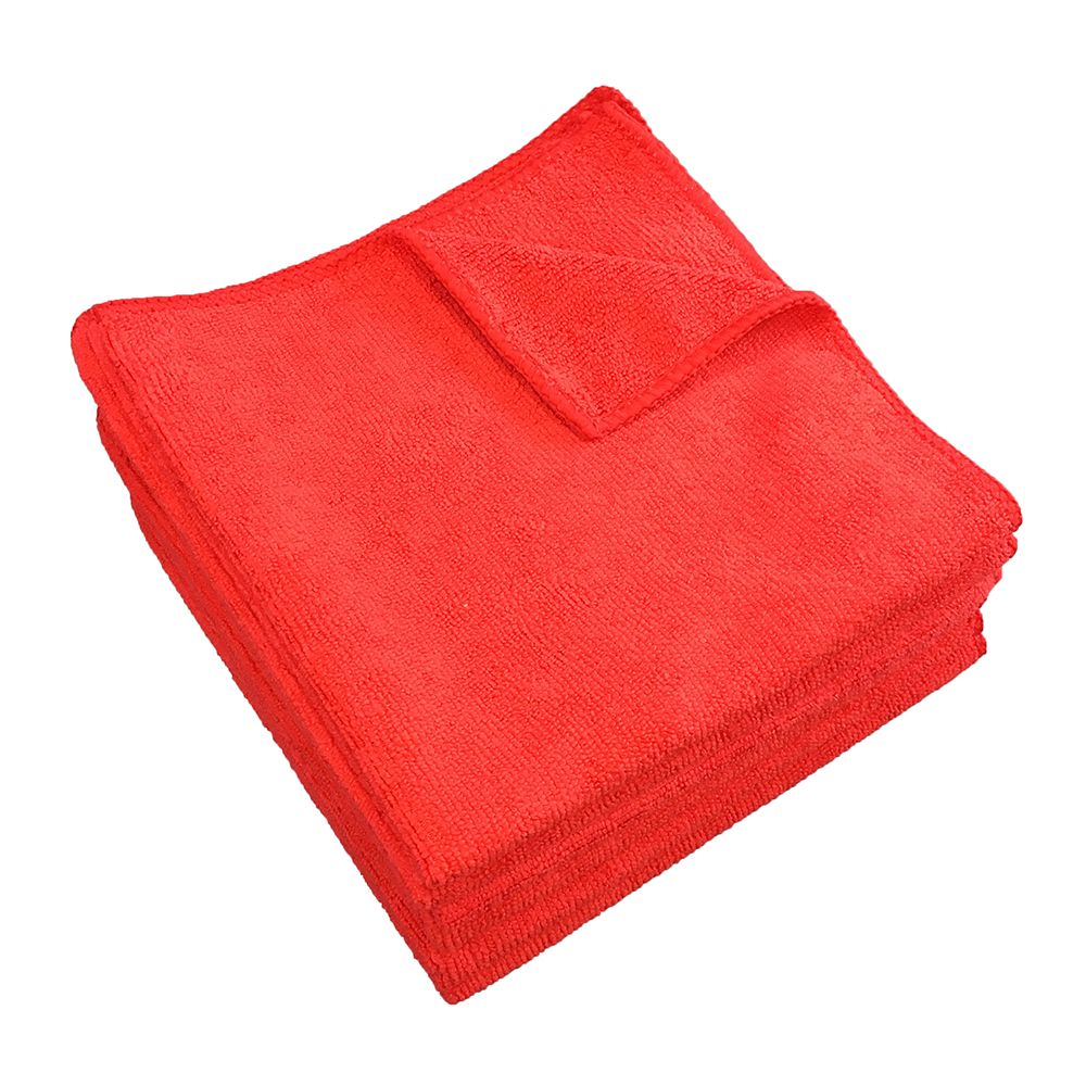 Red 215 GSM Microfiber Terry Cloth