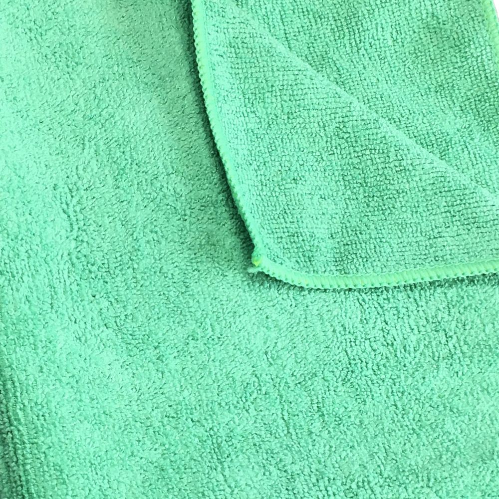 Green 320 GSM Microfiber Terry Cloth