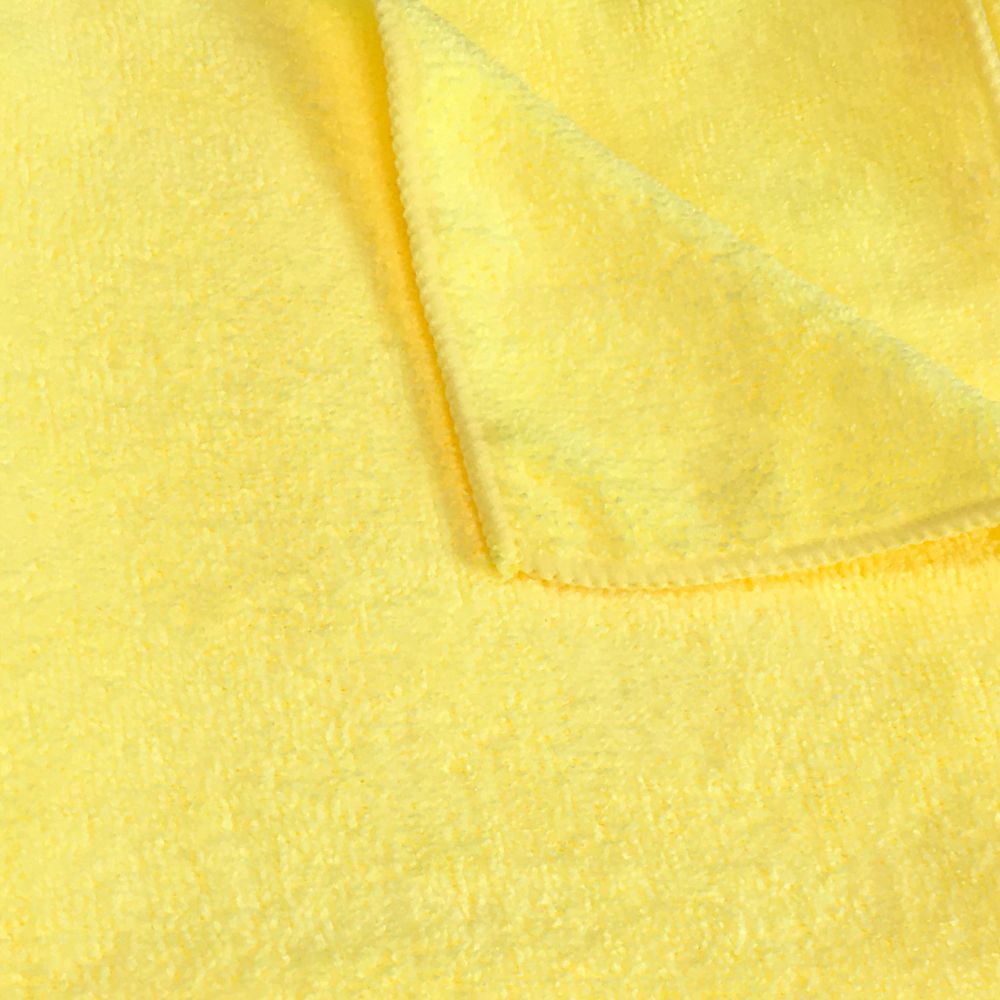 Yellow 320 GSM Microfiber Terry Cloth