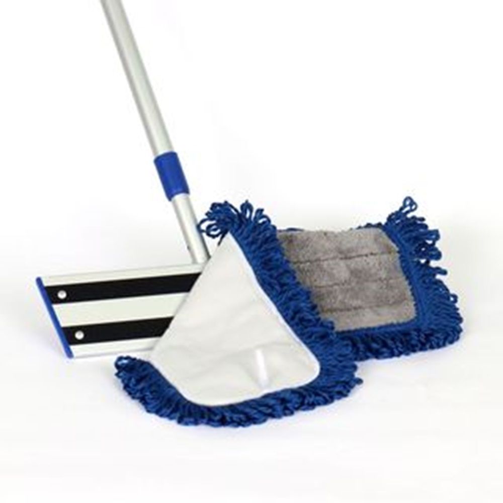 Ctc Fringed Dust Mop Pad With Velcro Backing, 18 Inch Long -- 12 Per Case