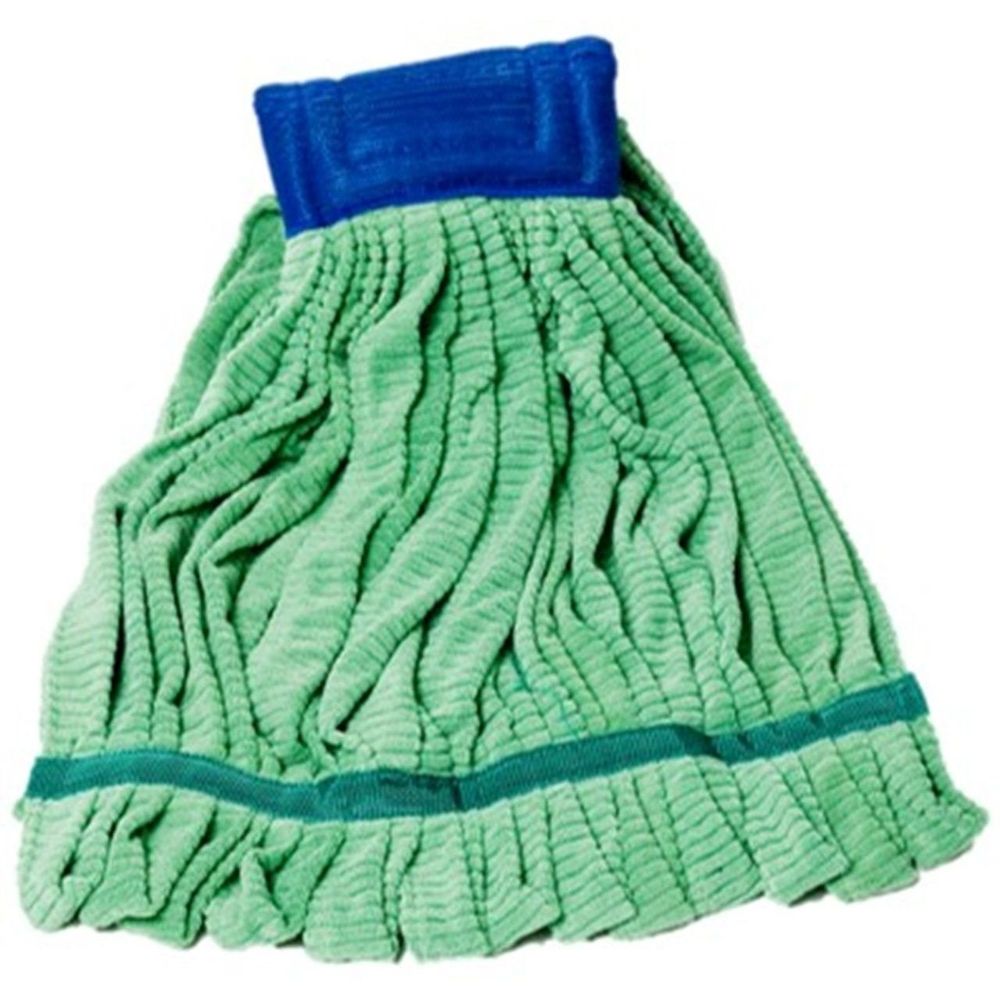 Ctc Green Microfiber Tube Mop Head, 11 Ounce -- 12 Per Case