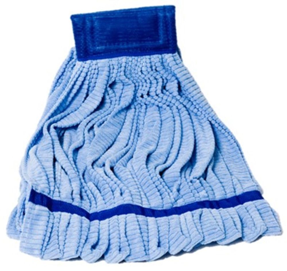 Ctc Blue Microfiber Tube Mop Head, 14 Ounce -- 12 Per Case