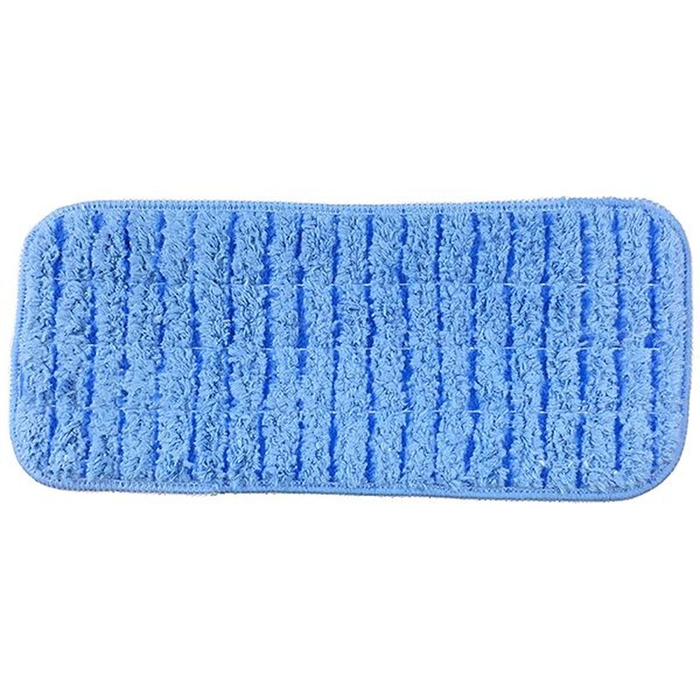 Blue Microfiber Scrubbing Wet Mop Pad 13 inch
