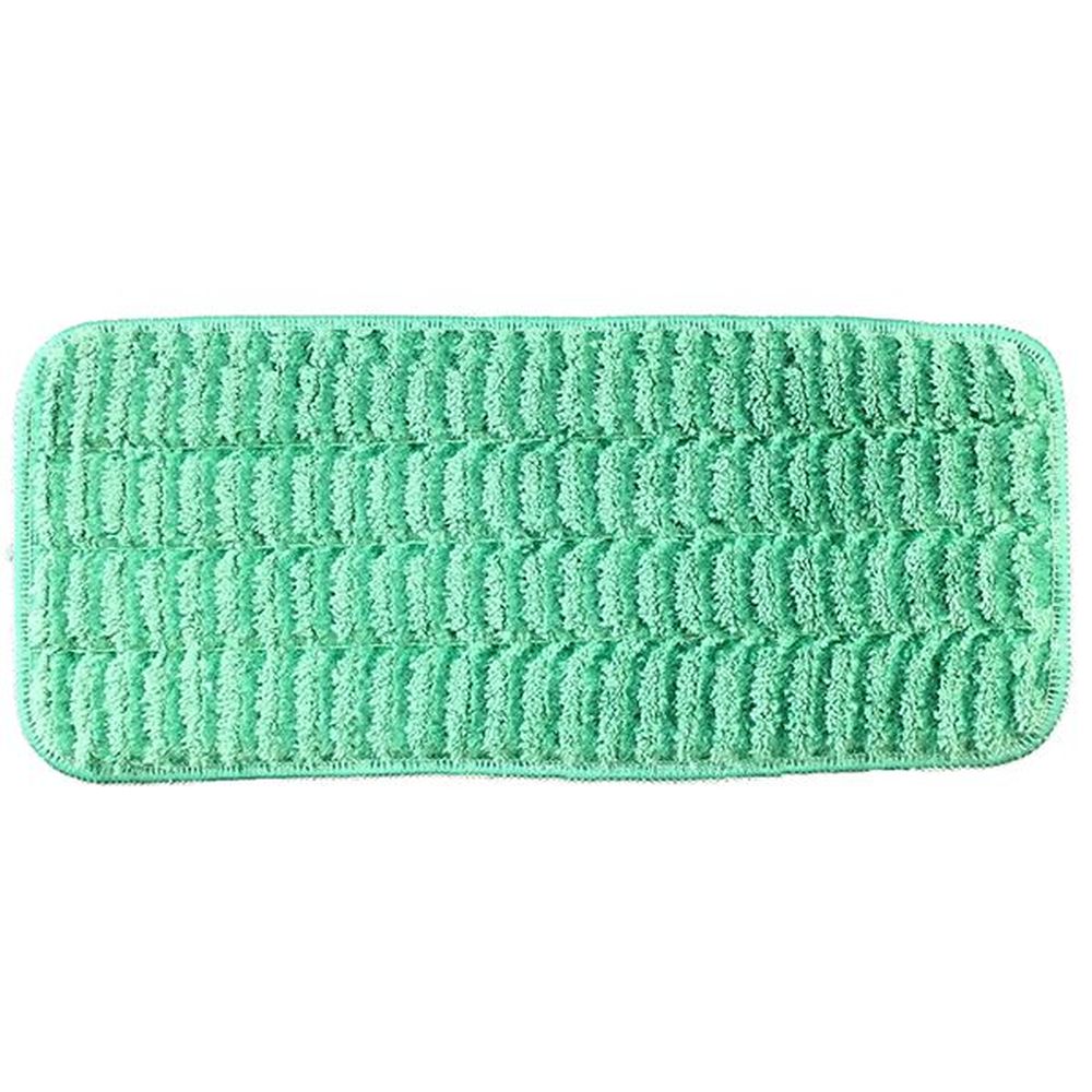 Green Microfiber Scrubbing Wet Mop Pad 13 inch