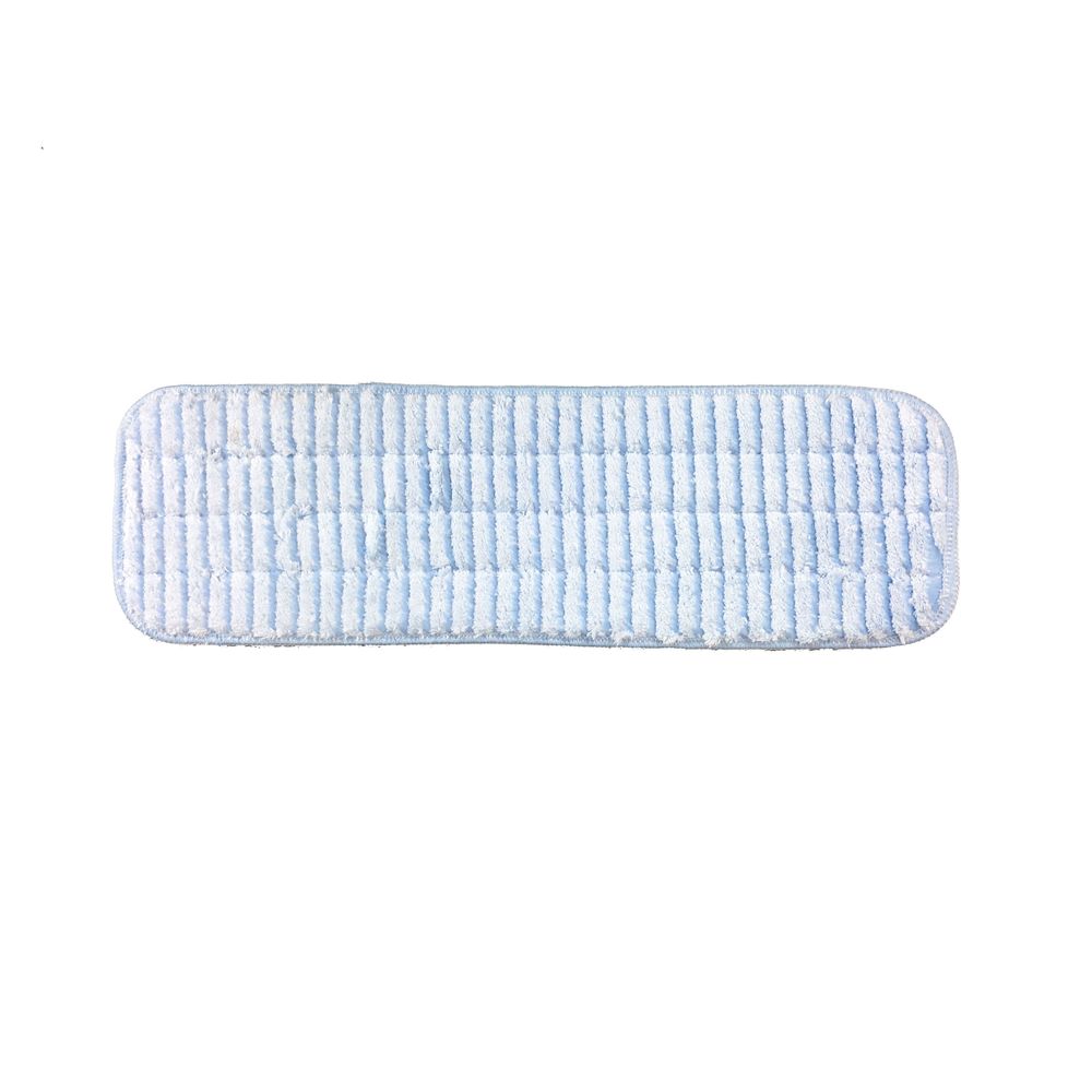 Blue Microfiber Scrubbing Wet Mop Pad 18 inch