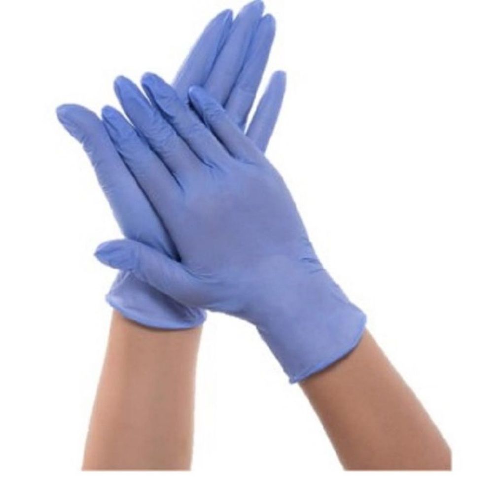 Blue X-Large 4 mil Nitrile Exam Gloves