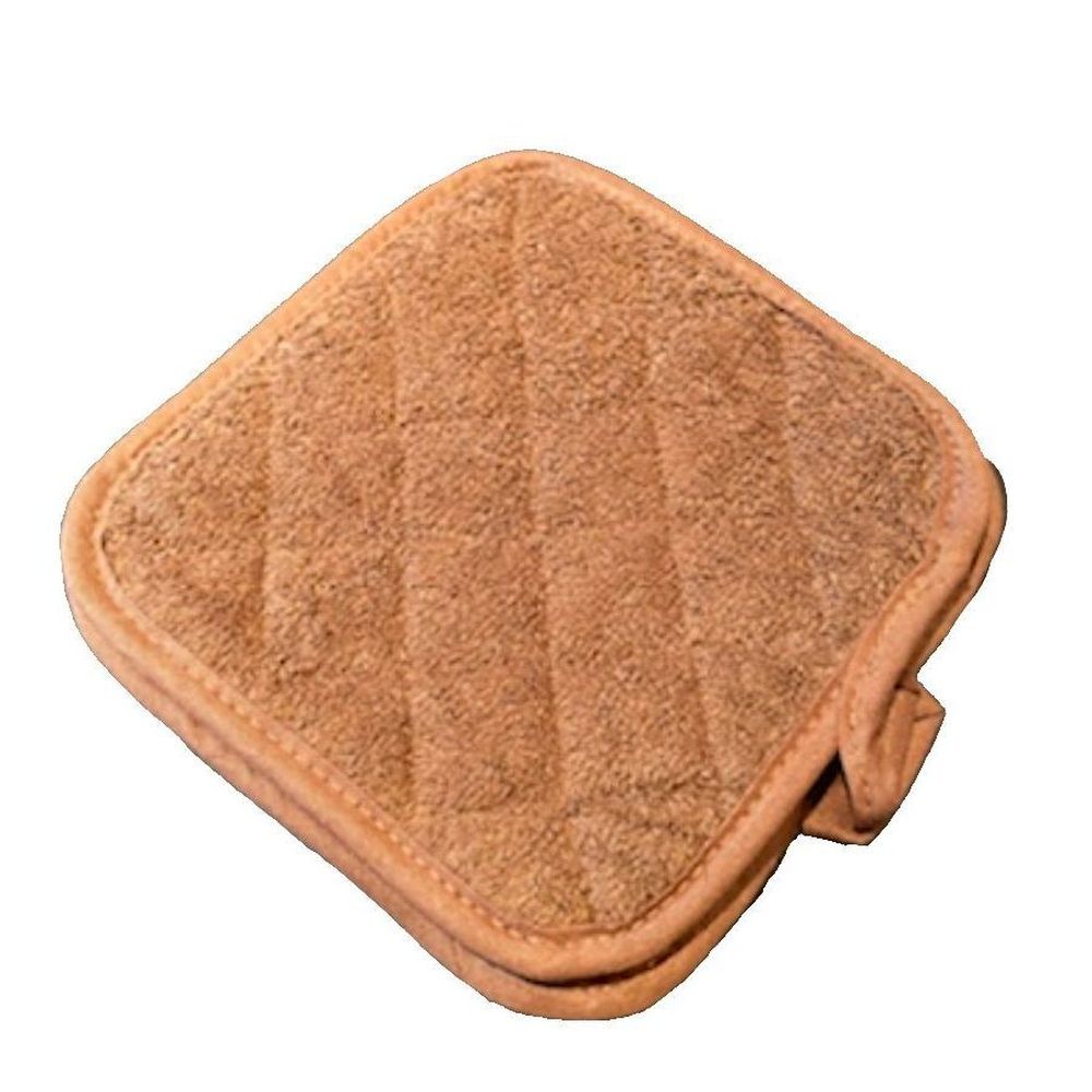 Ctc Brown Terry Square Pot Holder, 8 Inch -- 2 Per Case