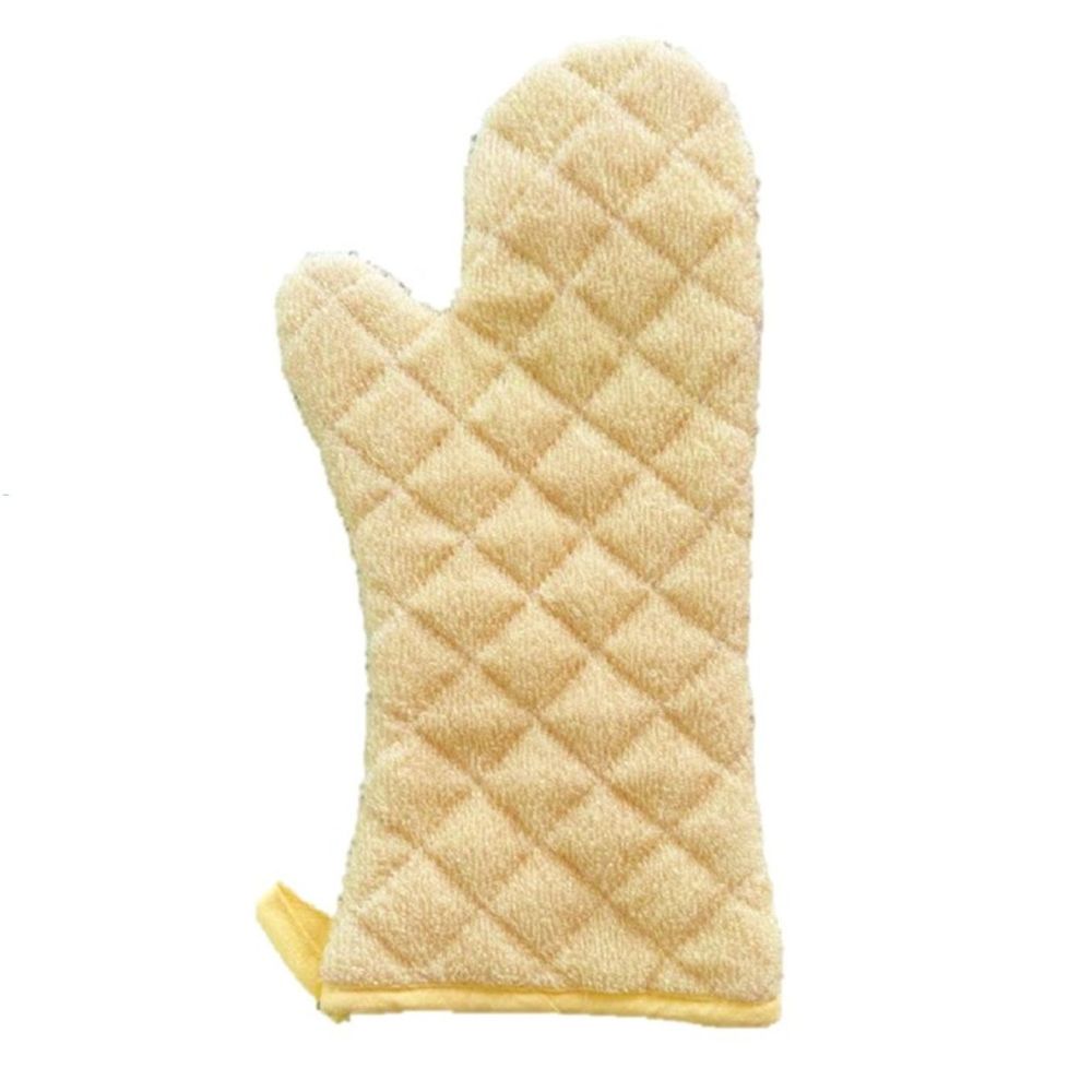 Ctc Yellow High-heat Kevlar Oven Mitt, 16 Inch Long