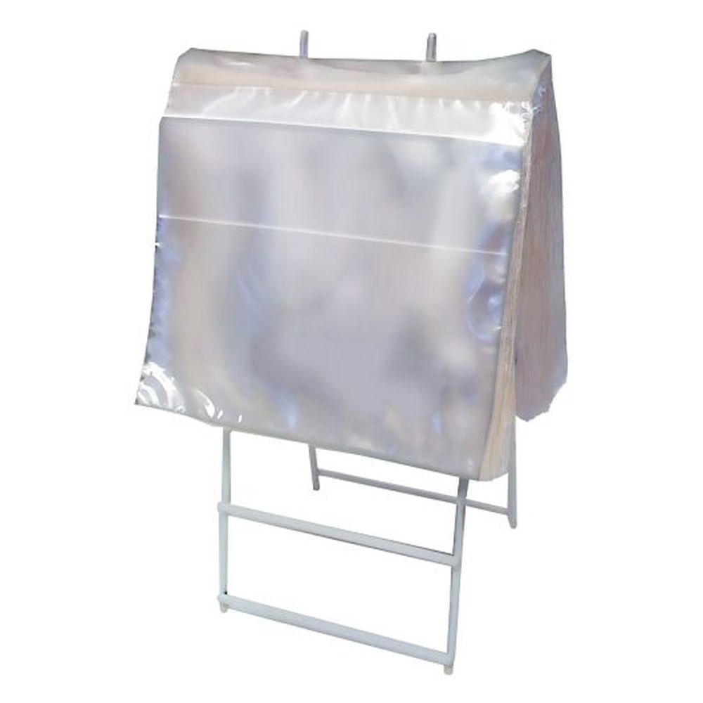 Command Packaging Frosted Clear Hdpe Plain Stock Saddle Bag, 7.75 X 6 Inch -- 2000 Per Case