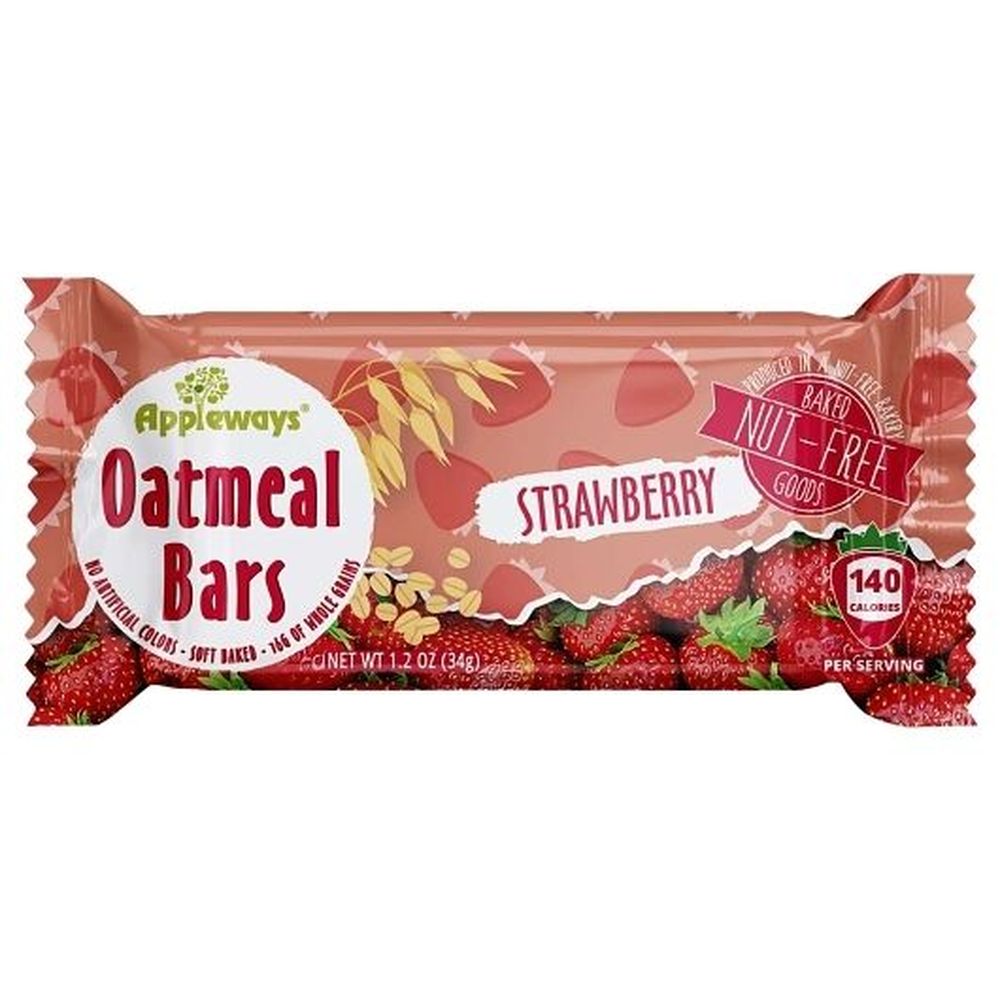 Appleways Strawberry Bar, 1.2 Ounce -- 216 Per Case