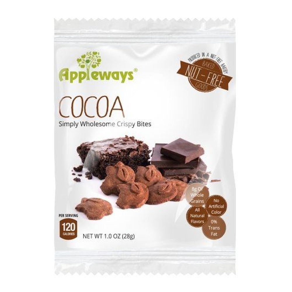 Appleways Cocoa Crispy Bites, 1.0 Ounce -- 108 Per Case