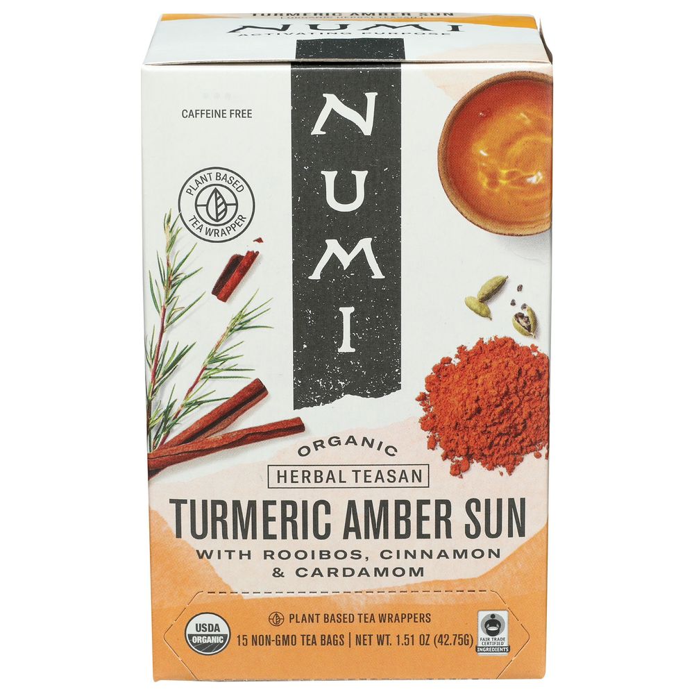 Tea Organic Herbal Teasan Turmeric Amber Sun Tea
