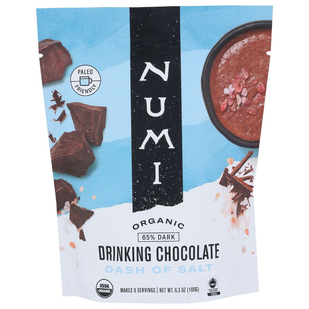 Numi Organic Teas Dash Of Salt Drinking Chocolate, 5.11 Ounce -- 6 Per Case