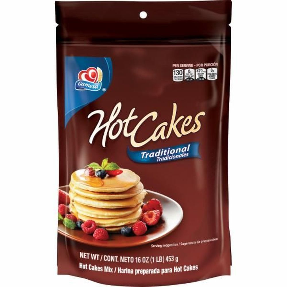 Gamesa Traditional Hot Cakes Mix, 16 Ounce -- 10 Per Case