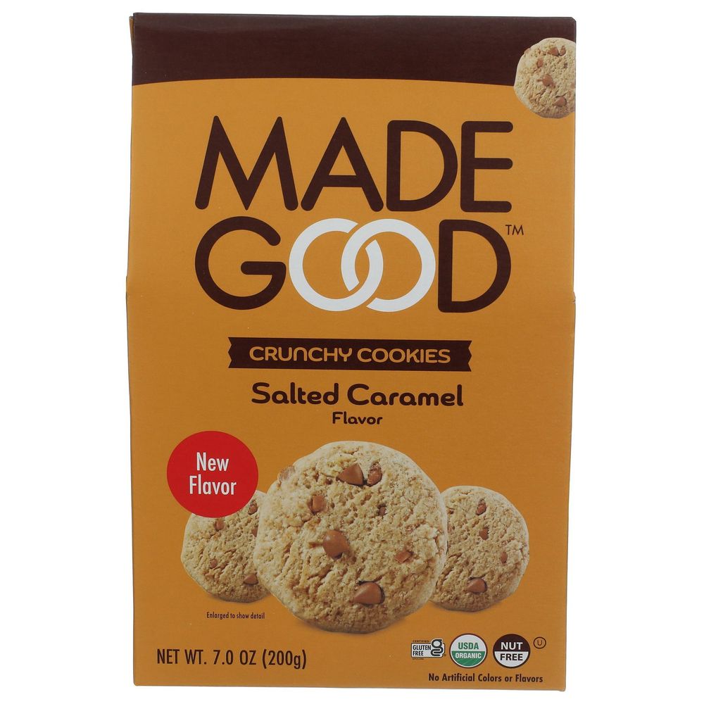 Organic Salted Caramel Crunchy Cookies