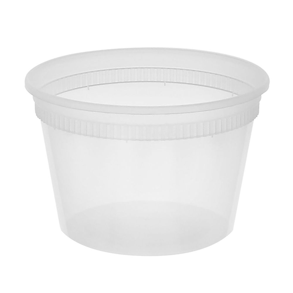 Newspring Clear Polypropylene Delitainer Container 16 Ounce