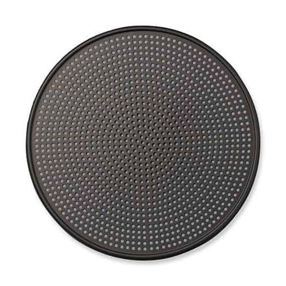 American Metalcraft Black Hard Coat Anodized Aluminum Mega Screen, 18 Inch Dia. X 0.25 Inch Height