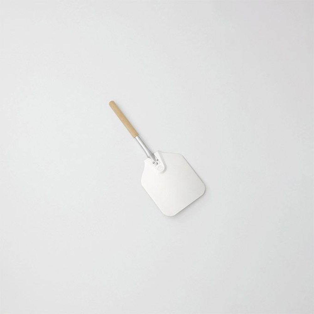 American Metalcraft Aluminum Small Blade Pizza Peel With Wood Handle, 21 Inch Overall Length