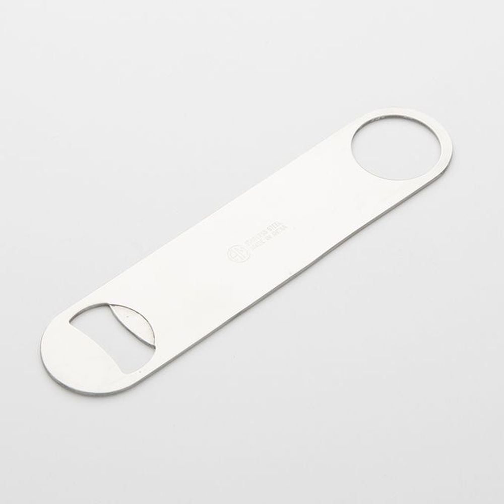 American Metalcraft Stainless Steel Large Flat Bottle Opener, 7 Inch Length