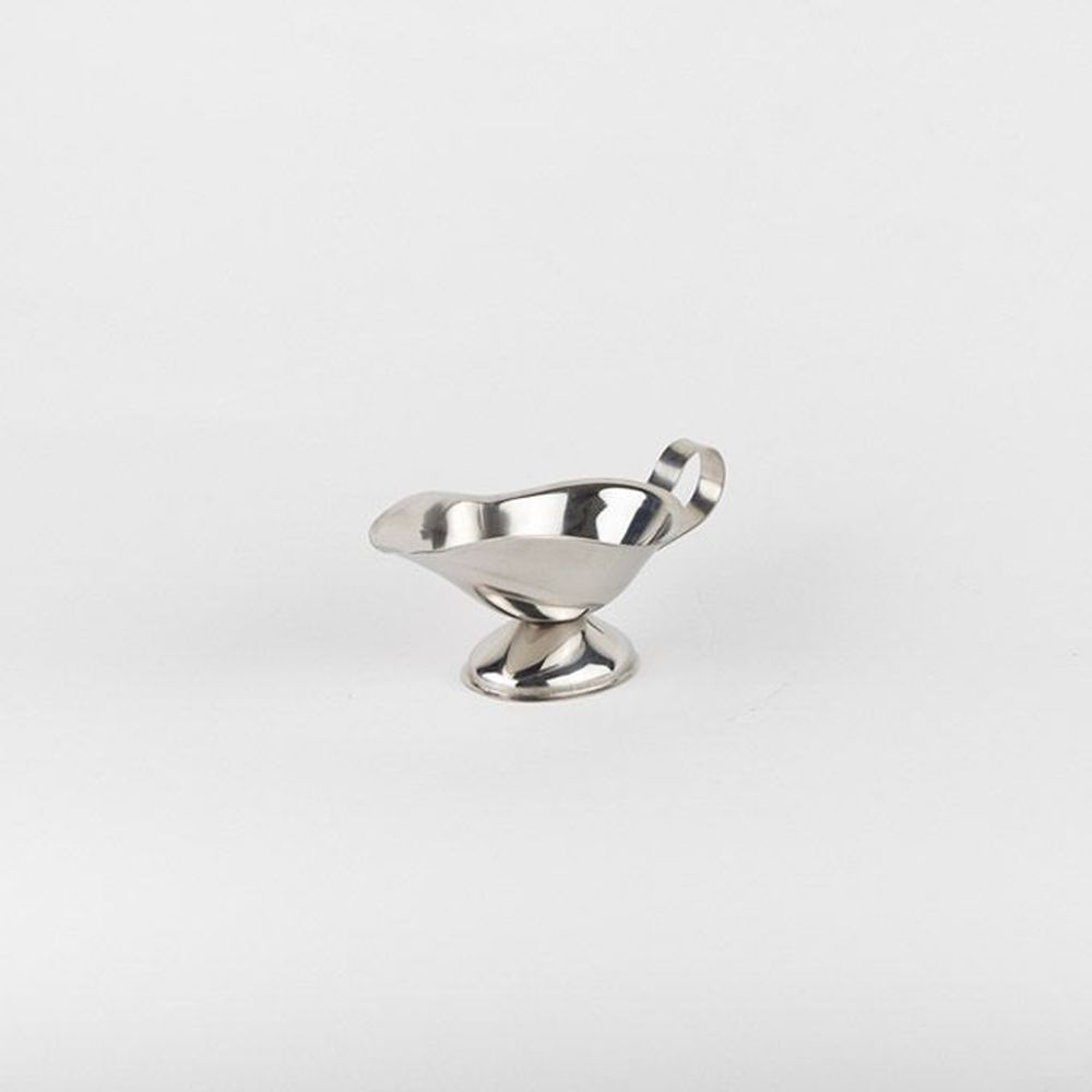 American Metalcraft Stainless Steel 3 Ounce Gravy Boat, 5-7/8 X 2-5/8 X 2-7/8 Inch