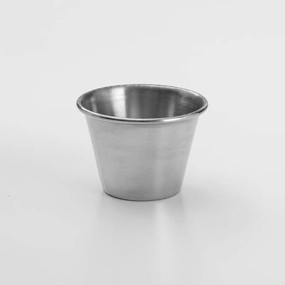 American Metalcraft Stainless Steel 2 1/2 Ounce Round Sauce Cup, 2-1/4 Inch Dia. X 1-3/4 Inch