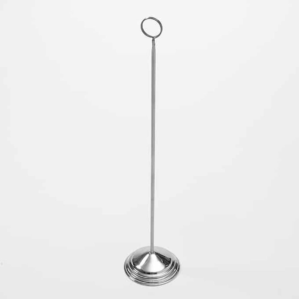 American Metalcraft Stainless Steel Deluxe Reservation Stand And Card Holder, 3-5/8 Inch Dia. X 18 Inch Height