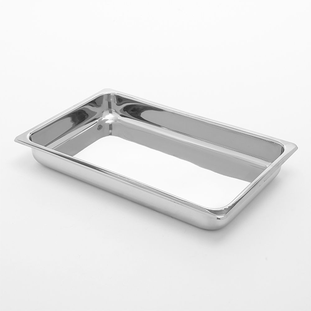American Metalcraft Mesa Collection Stainless Steel Rectangular Food Pan For Roll-top Chafers