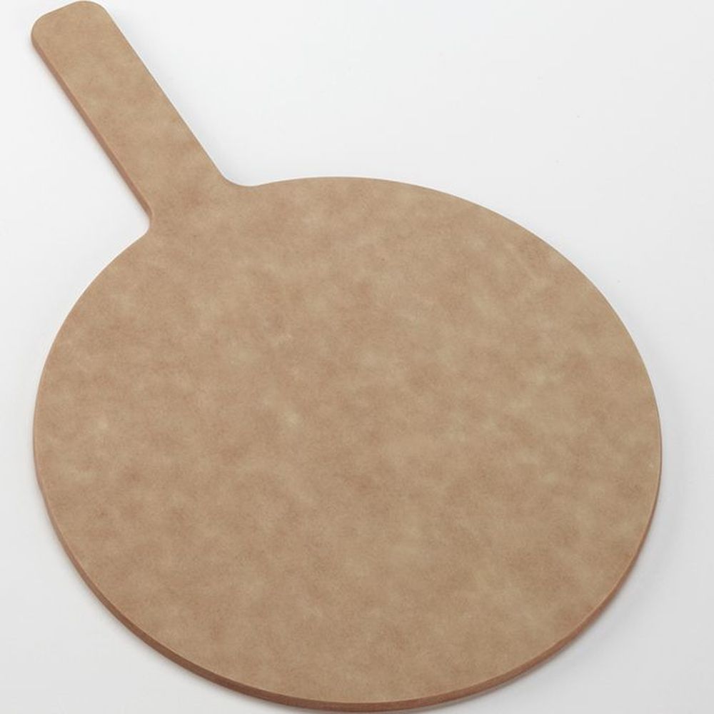 American Metalcraft Natural Pressed Wood Round Pizza Peel With 5 Inch Handle, 18 Inch Dia.