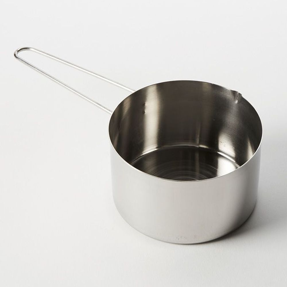 American Metalcraft Stainless Steel 2 Cup Measuring Cup With 6-1/2 Inch Length Wire Short Handle
