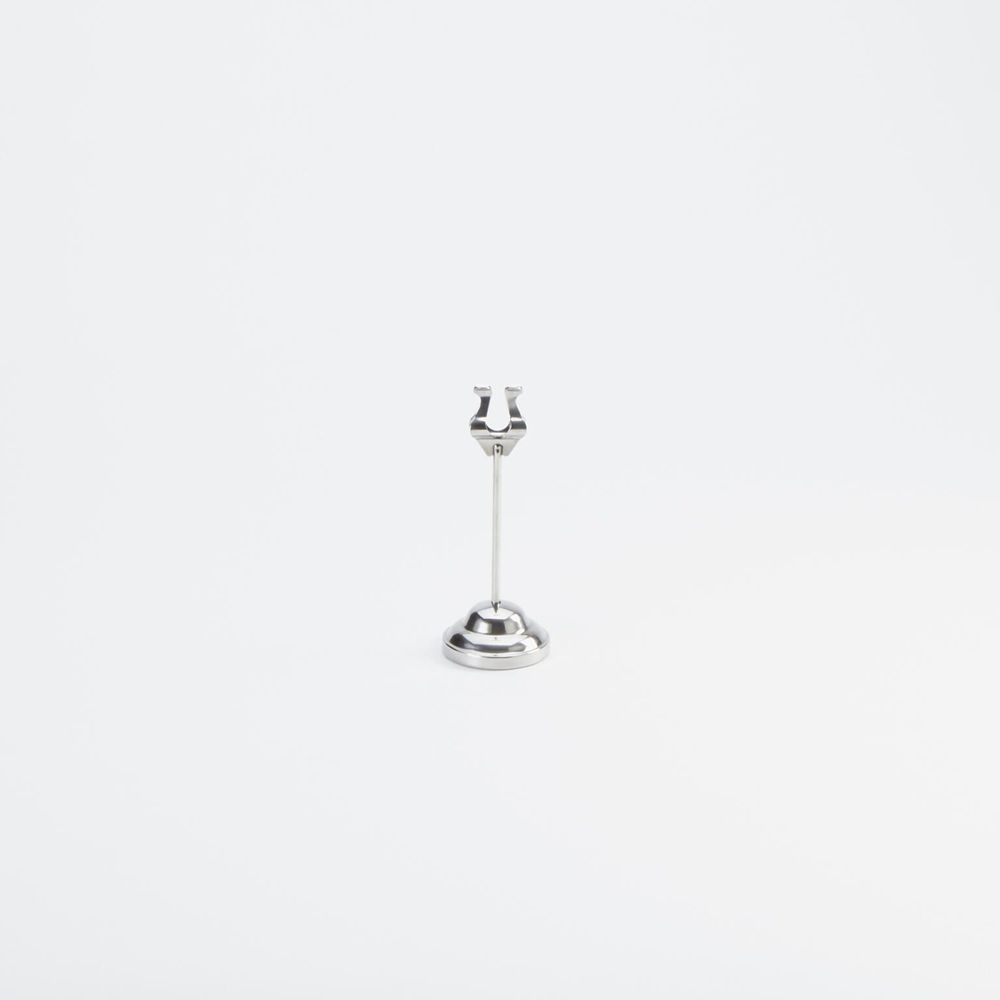 American Metalcraft Stainless Steel Harp Style Weighted Number Stand, 6 Inch -- 12 Per Case