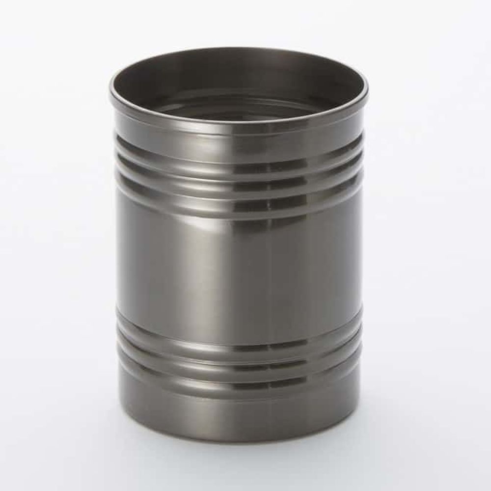 American Metalcraft Black Stainless Steel 12 Ounce Three Ring Fry Can, 2-7/8 Inch Dia. X 3-3/4 Inch Height