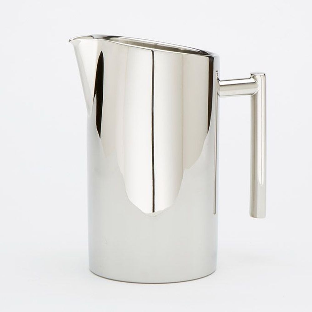 American Metalcraft Stainless Steel Mirror Finish 50 Ounce Double Wall Water Pitcher, 4-3/8 X 7 X 8 Inch