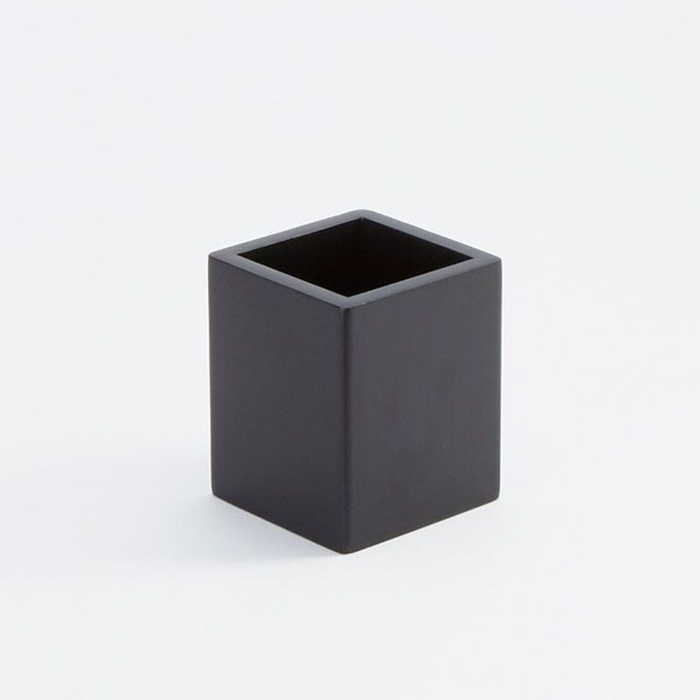 American Metalcraft Black Pine Wood Caddy Fits Black Condiment Rack And Three-tier Chrome Arch Stands, 3-7/8 X 4-3/4 Inch