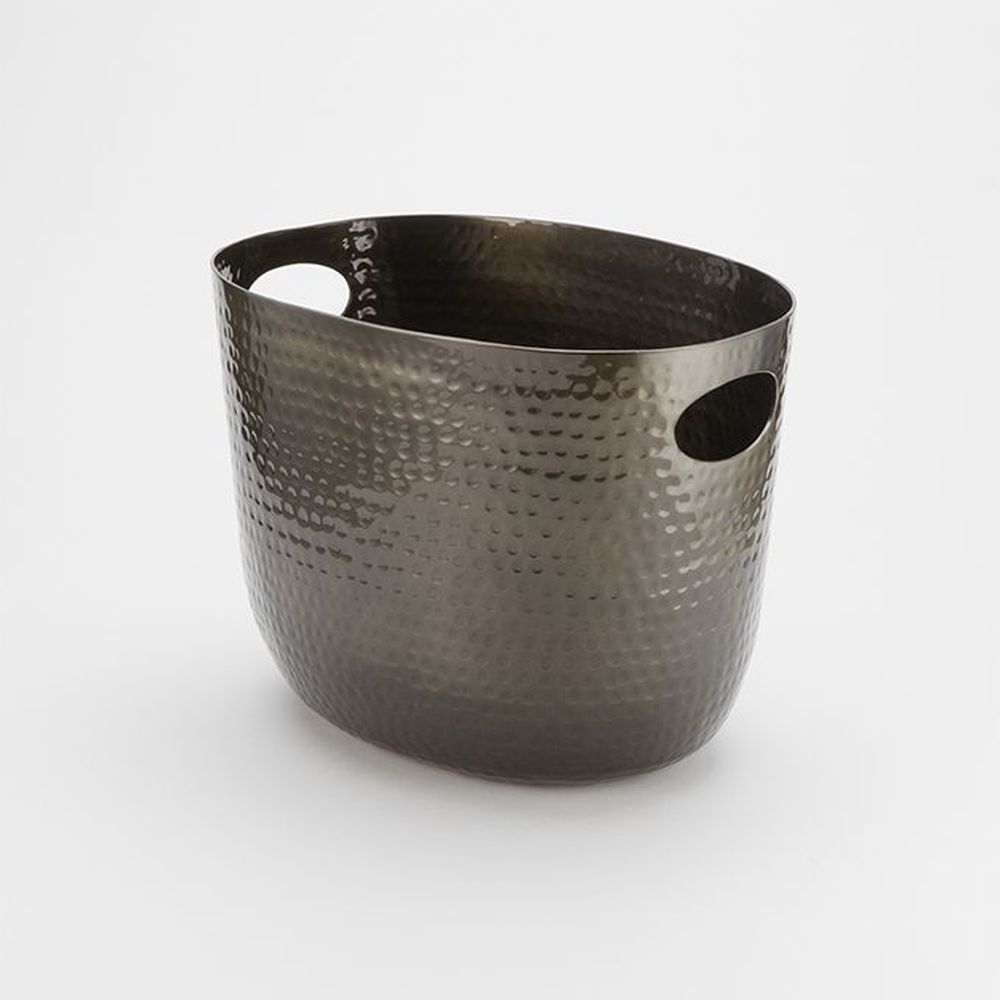 American Metalcraft Black Hammered Aluminum 7 3/4 Quart Beverage Tub, 12 X 9-1/8 X 8 3/4 Inch