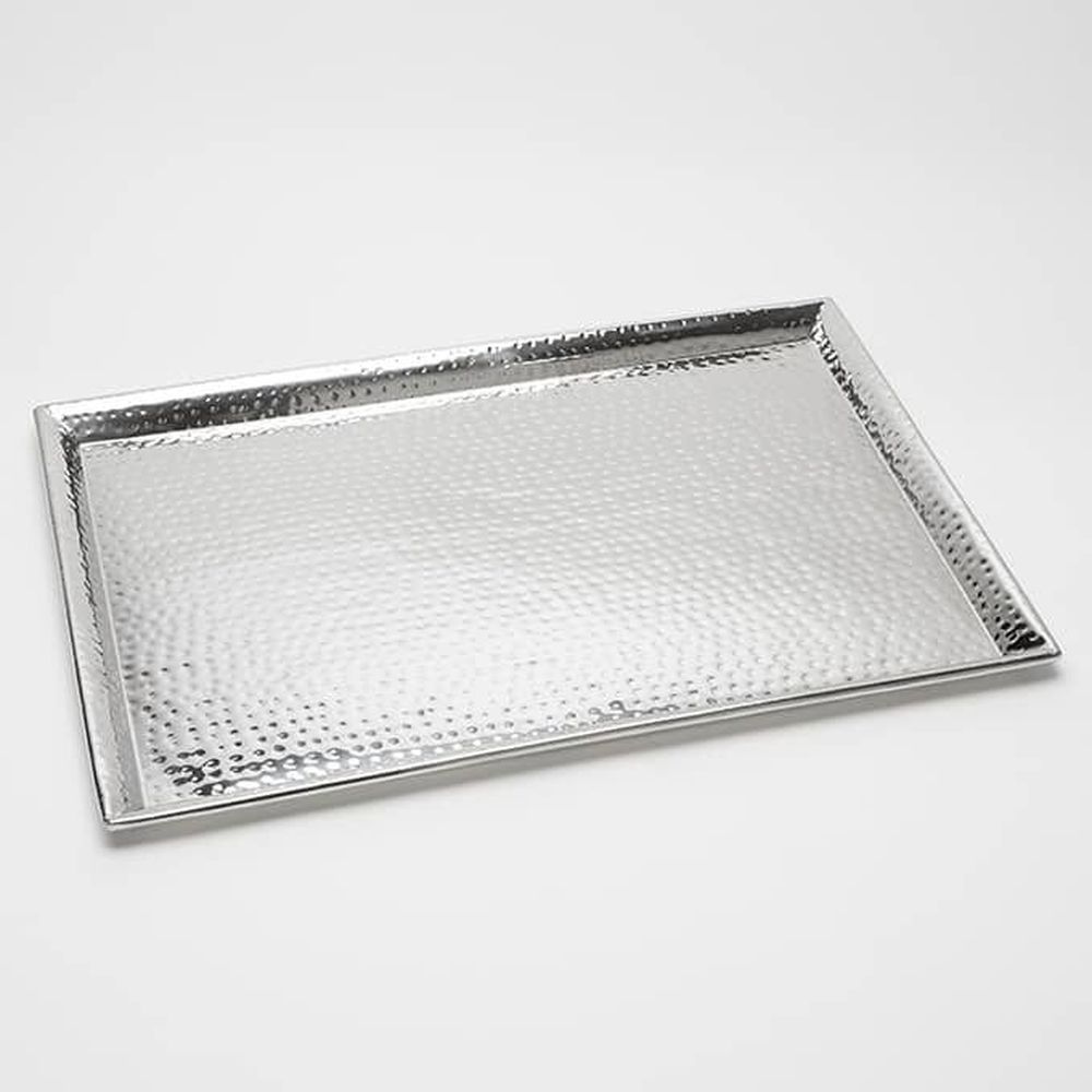 American Metalcraft Hammered Stainless Steel Full Size Sheet Pan, 26 X 18 X 1 Inch
