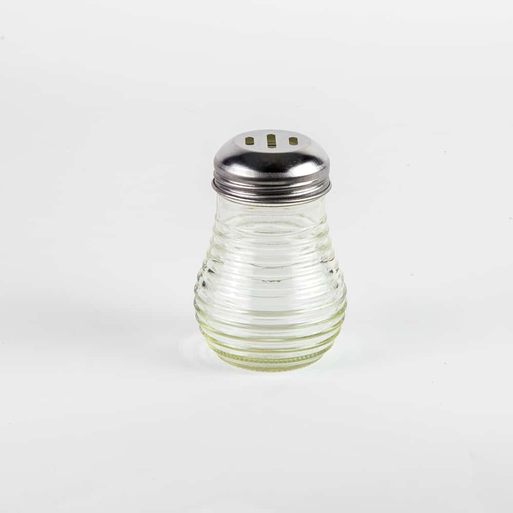 American Metalcraft Glass Beehive Shaker With Stainless Steel Spice Top, 6 Ounce Capacity