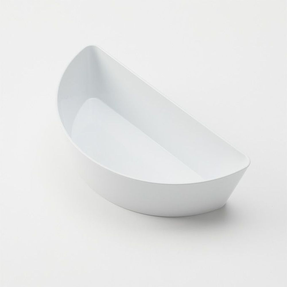American Metalcraft Del Mar Collection White Abs Plastic Half Size Round Insert For B10g And B10w Serving Bowls, 34 Ounce Capacity