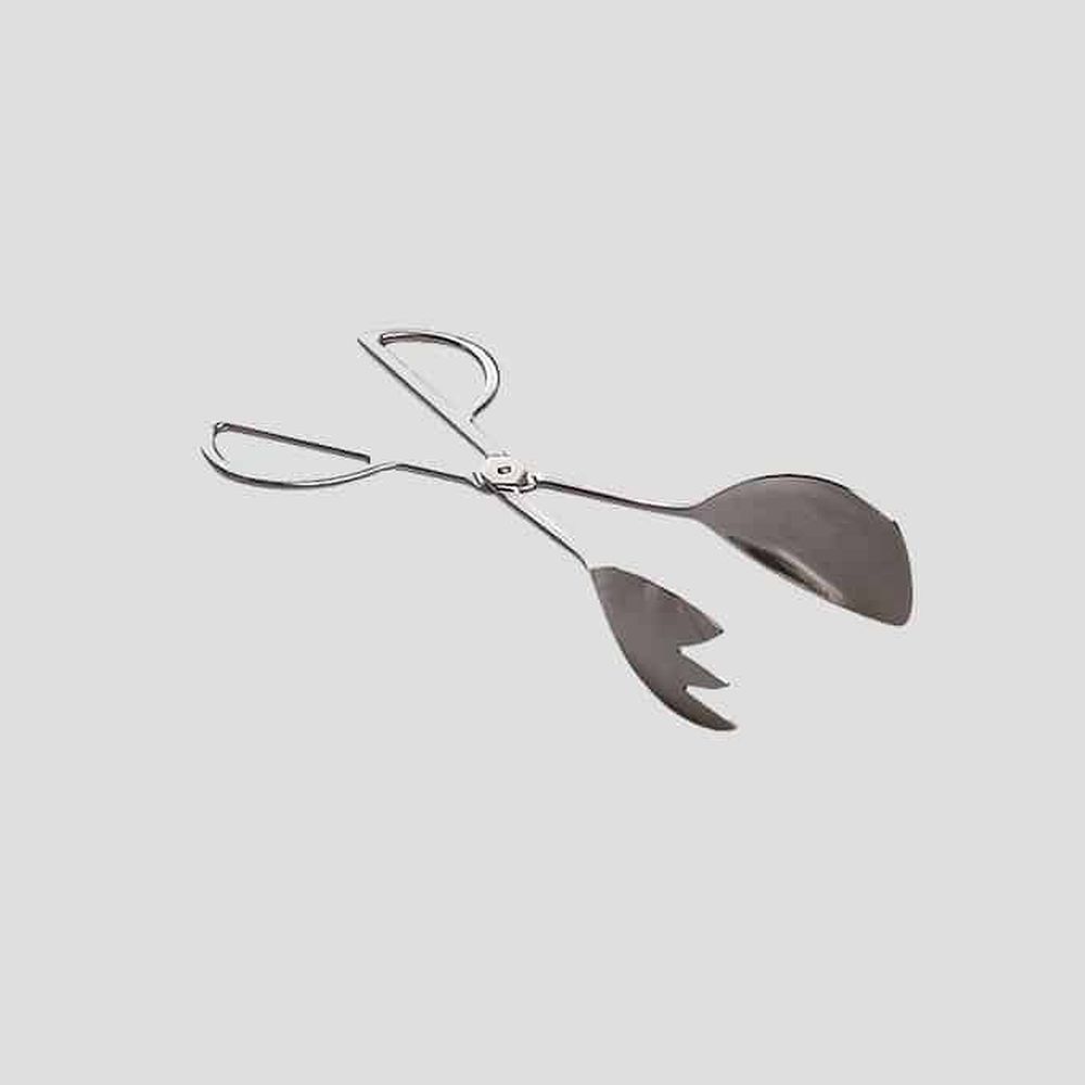 American Metalcraft Stainless Steel 3 Tine Spoon/fork Tong, 10 Inch