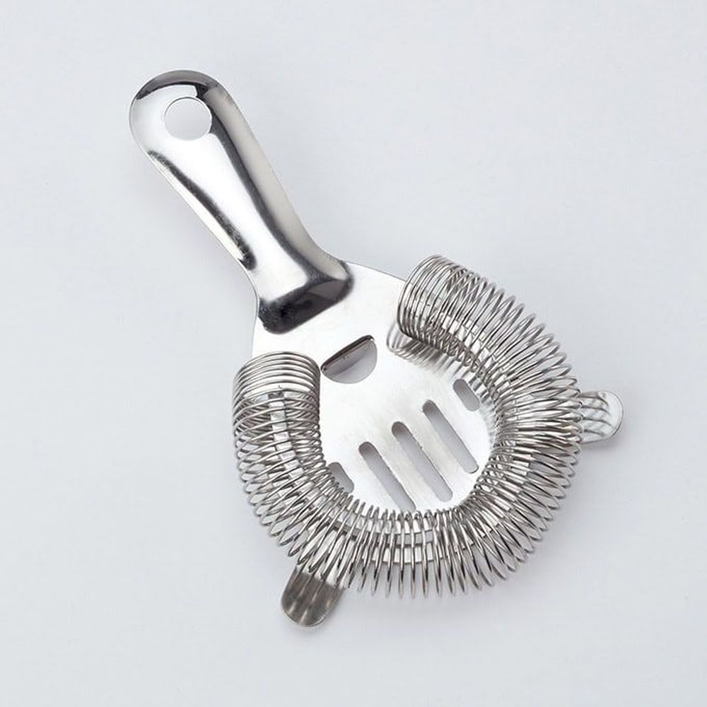 American Metalcraft Stainless Steel Two Prong Tight Coil Bar Strainer, 5-3/4 X 3-1/4 Inch