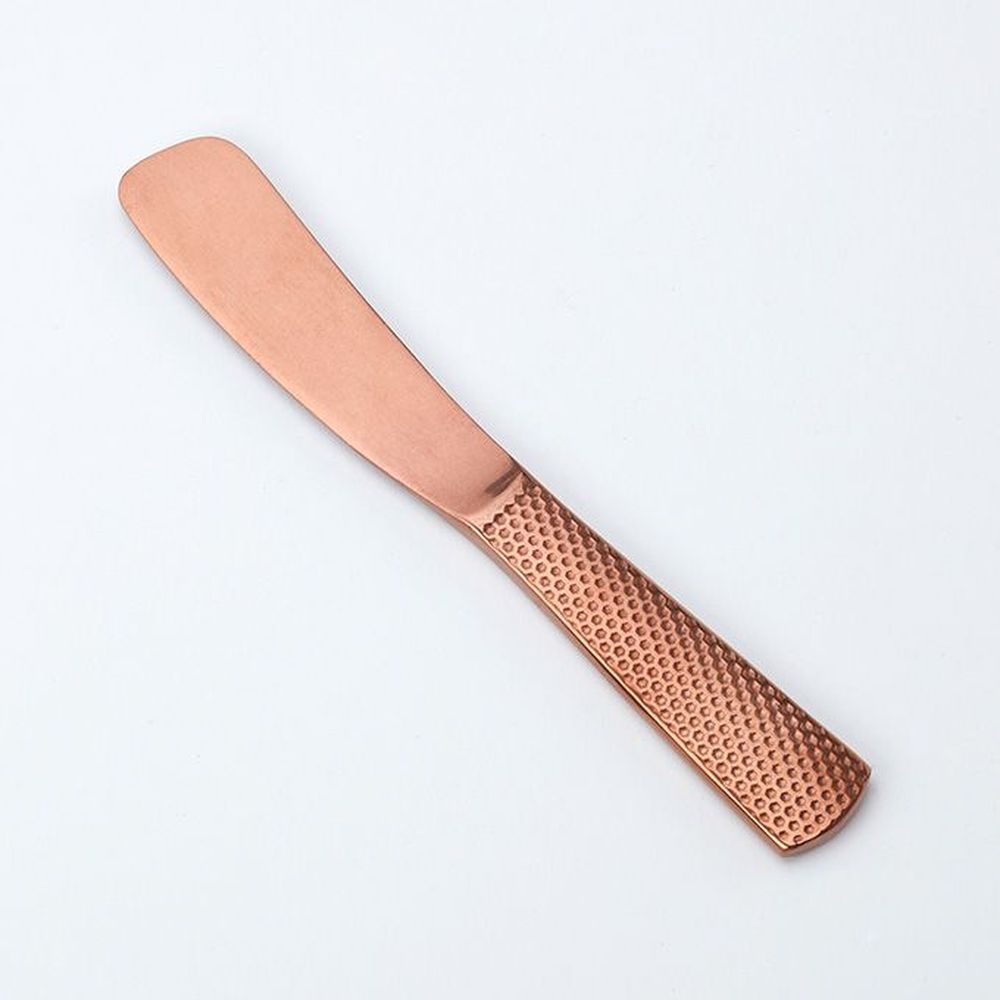 American Metalcraft Vintage Bronze Hammered Stainless Steel Spreader, 6-5/8 X 1 Inch