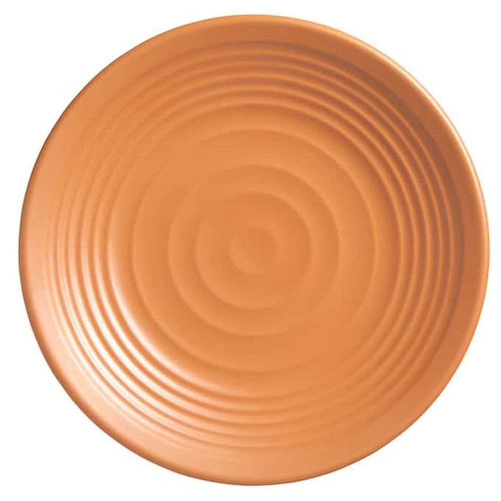 American Metalcraft Marra Collection Terracotta Melamine Plate, 11 1/8 x 11 1/8 x 1 1/8 inch