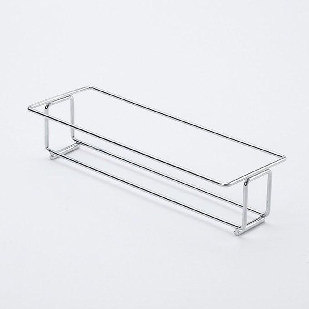 American Metalcraft Chrome Rectangular Shaker Caddy Attachment - Holds 6 - 12 Ounce Shaker, 9-5/8 X 3-1/2 X 2-3/8 Inch Height