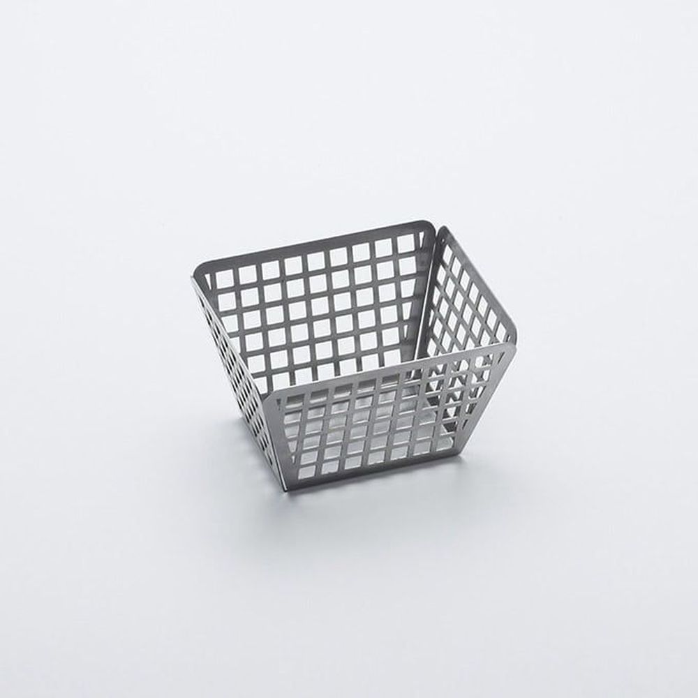 American Metalcraft Stainless Steel Rectangle Laser Cut Fry Basket, 5 X 4 X 3 Inch