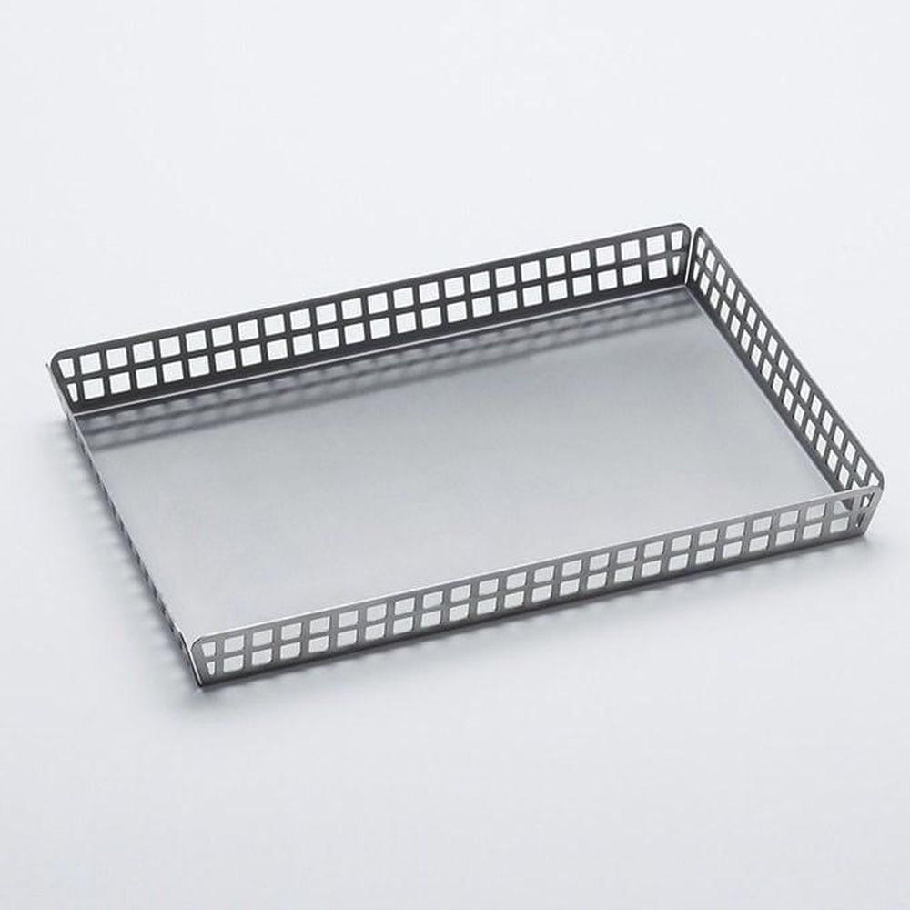 American Metalcraft Stainless Steel Rectangle Platter, 10 Inch Overall Length